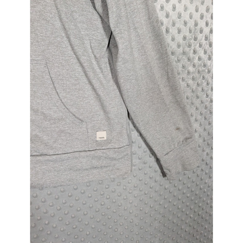 Vuori Halo Performance Hoodie 2.0 Women's XL Heathered Gray Zip Up Stretch ** - Picture 3 of 11